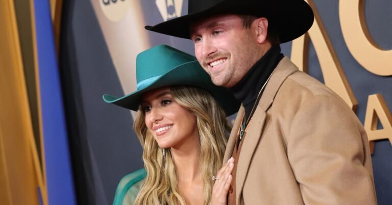 Lainey Wilson and Devlin ‘Duck’ Hodges Tie the Knot by a Waterfall After Braving the Stagecoach Windstorm