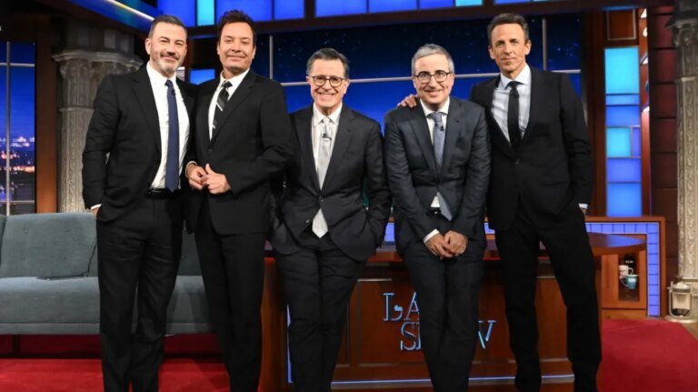 Late-Night Hosts Come Together for Special Video Episode Celebrating the 'Late Show' Finale