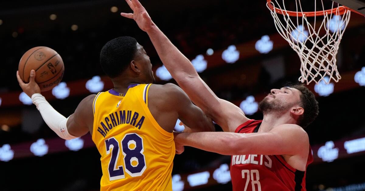LeBron James Guides the Lakers to Victory Over the Rockets in Series Finale