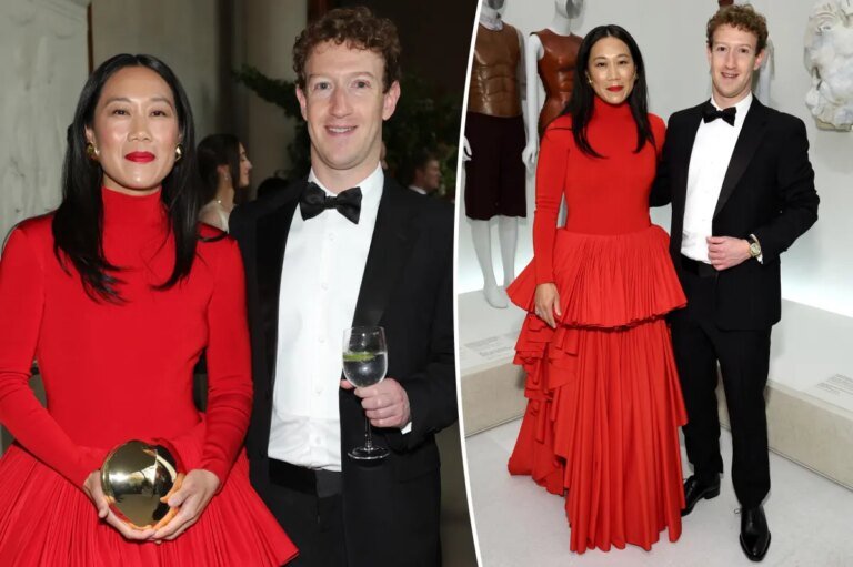 Mark Zuckerberg and Priscilla Chan Attend Their First Met Gala Together
