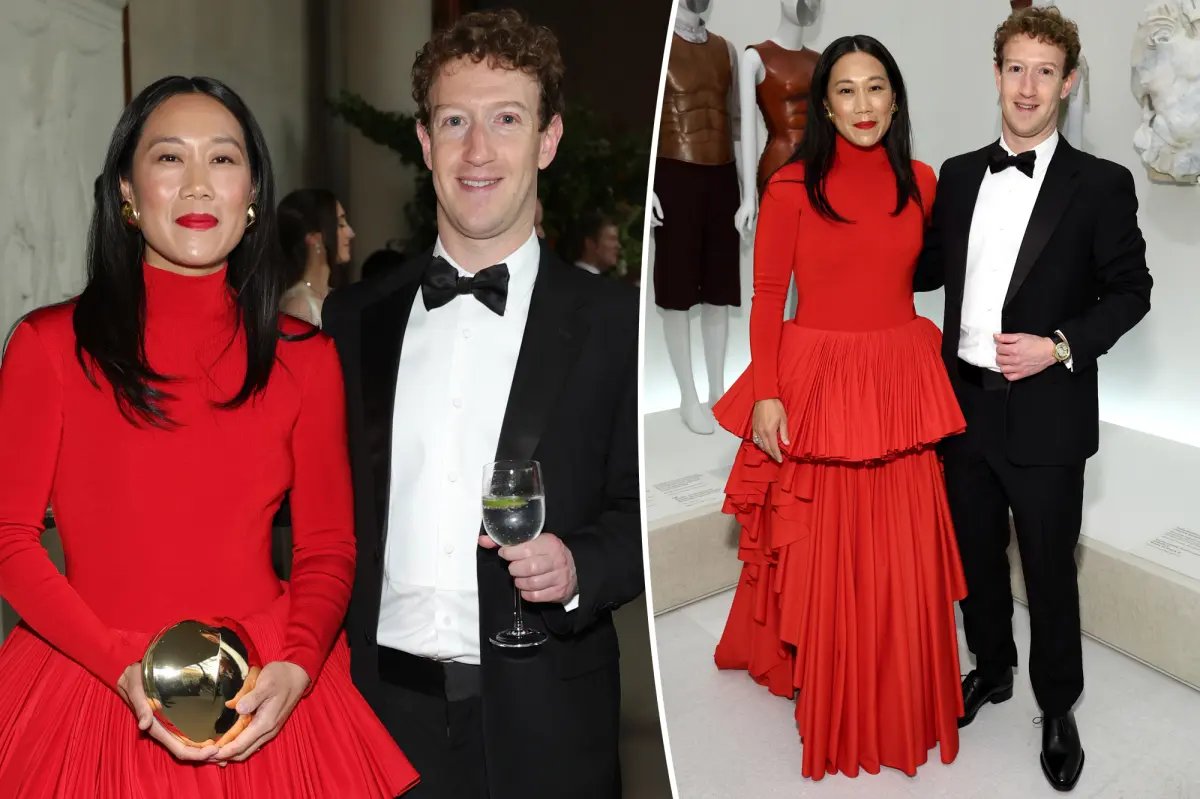 Mark Zuckerberg and Priscilla Chan Attend Their First Met Gala Together