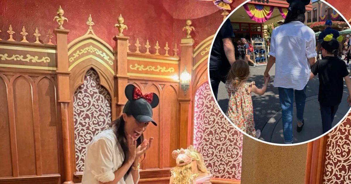 Meghan Markle and Prince Harry Enjoy a Fun Family Day at Disneyland with Their Two Kids