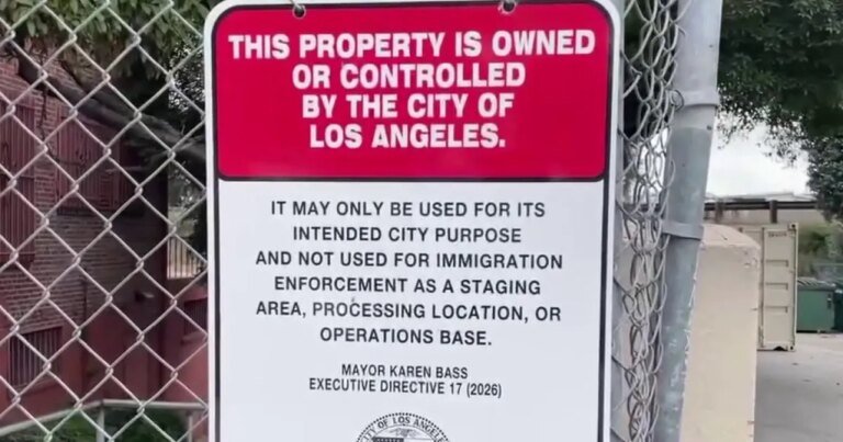 New ICE Signs Appear in Public Spaces Across Los Angeles