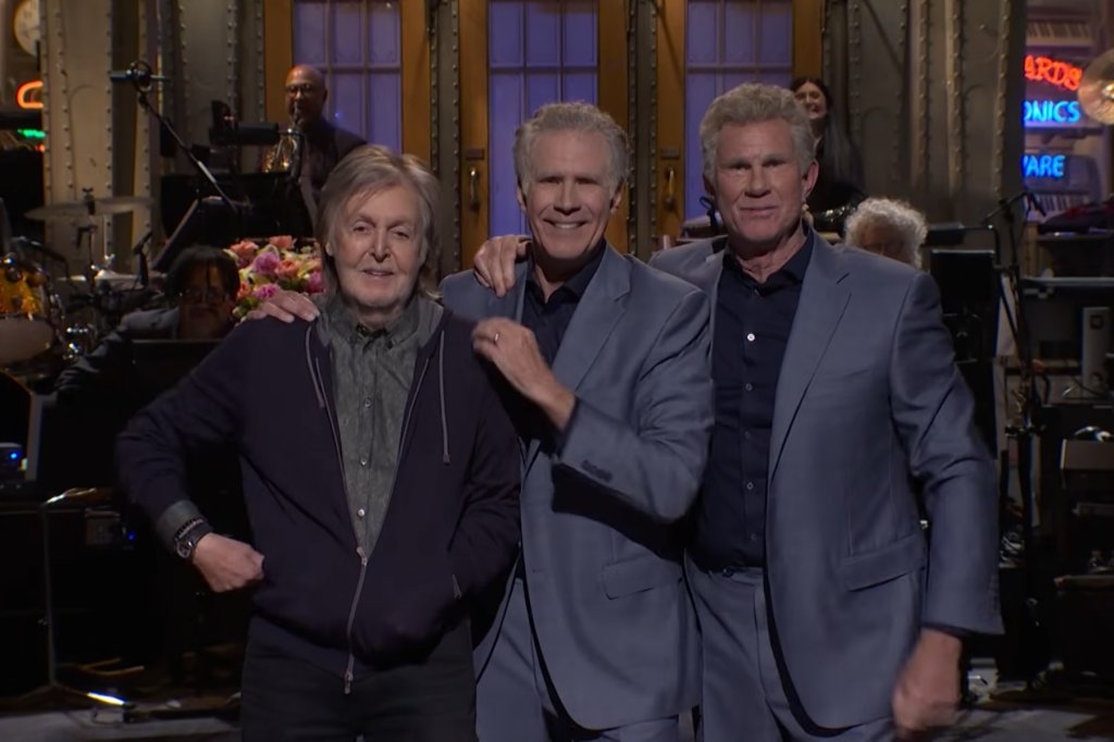 Paul McCartney Joins in on Fun Will Ferrell and Chad Smith Joke During SNL Monologue