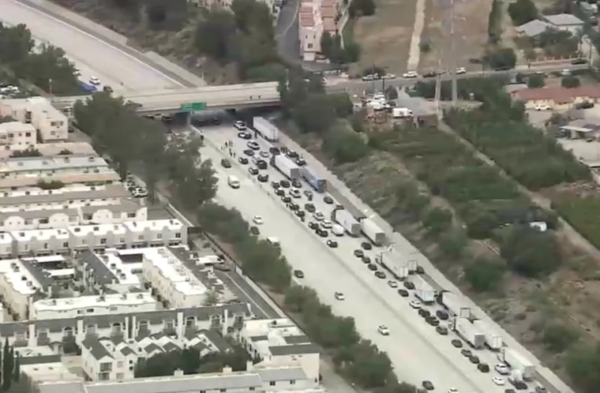 Police Activity Leads to Temporary Closure on 210 Freeway in Sylmar