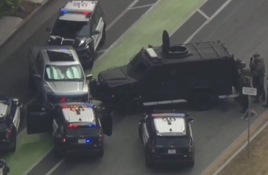 Police Chase Leads to SWAT Standoff in Beverly Hills