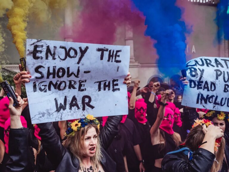 Pussy Riot and FEMEN Make Their Mark at the Venice Biennale Russian Pavilion