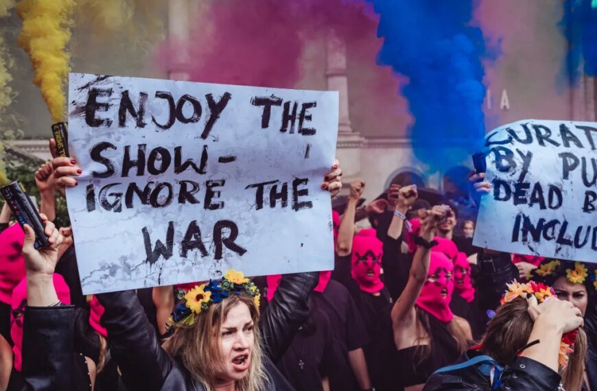 Pussy Riot and FEMEN Make Their Mark at the Venice Biennale Russian Pavilion