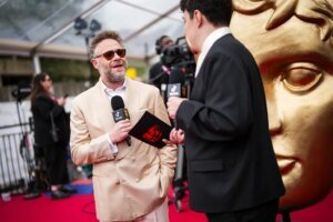 Seth Rogen Celebrates BAFTA TV Award Win by Honoring Co-Star Catherine O’Hara