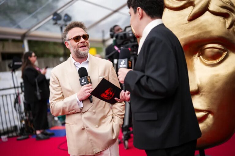 Seth Rogen Celebrates BAFTA TV Award Win by Honoring Co-Star Catherine O’Hara
