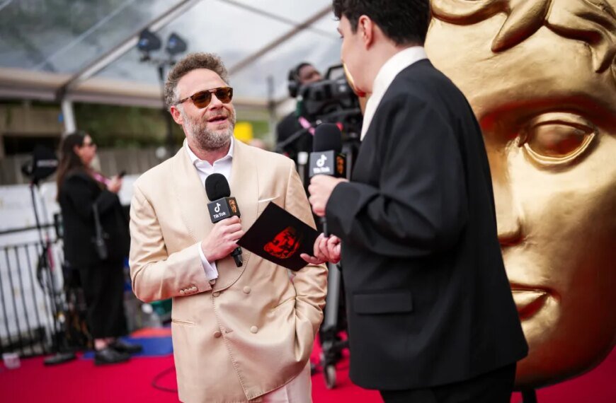 Seth Rogen Celebrates BAFTA TV Award Win by Honoring Co-Star Catherine O’Hara