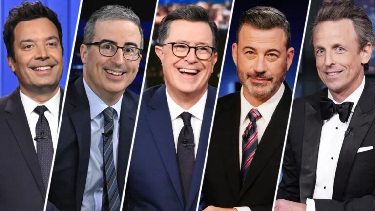 Stephen Colbert Welcomes ‘Strike Force Five’ Back on ‘The Late Show’ with Jimmy Fallon, Jimmy Kimmel, John Oliver, Seth Meyers, and David Letterman