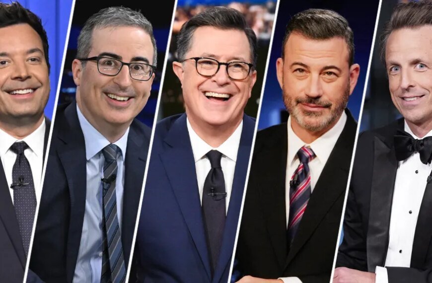 Stephen Colbert Welcomes ‘Strike Force Five’ Back on ‘The Late Show’ with Jimmy Fallon, Jimmy Kimmel, John Oliver, Seth Meyers, and David Letterman