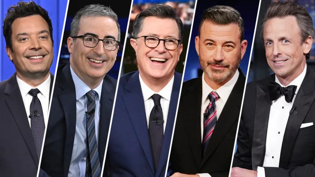 Stephen Colbert Welcomes ‘Strike Force Five’ Back on ‘The Late Show’ with Jimmy Fallon, Jimmy Kimmel, John Oliver, Seth Meyers, and David Letterman