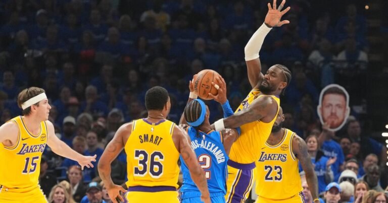 Swanson: Lakers Struggle in Game 1 Against Thunder Even with SGA Contained