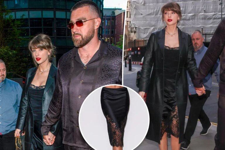 Taylor Swift's Chic Lacy Skirt for Date Night is Under $300 and Going Quickly
