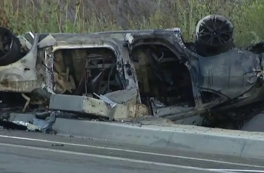 Tesla Rollover Accident Leads to 30-Acre Fire in Chino Hills, Prompting Temporary Evacuations