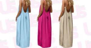 This $13 Backless Maxi Dress Became My Go-To for Vacation Wear