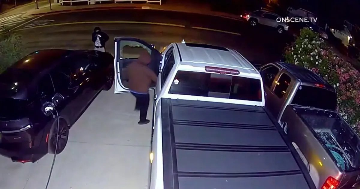 West Hills Family's Truck Stolen, Suspects Caught on Camera
