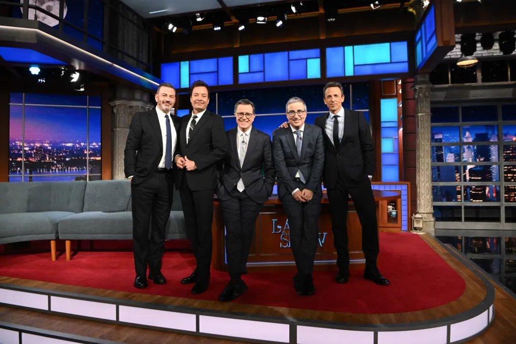 Why Late Night TV Matters: Insights from Colbert, Kimmel, Fallon, Oliver, and Meyers
